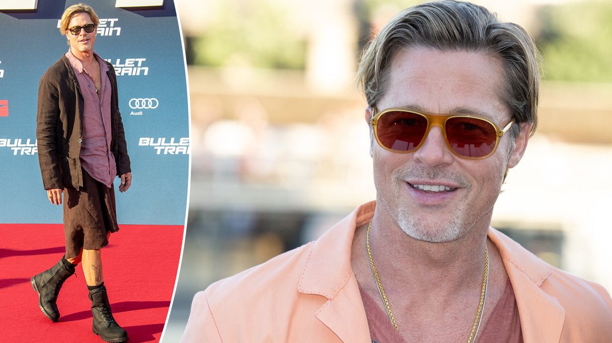 Brad Pitt vsadil na nový módní trend – pánské sukně